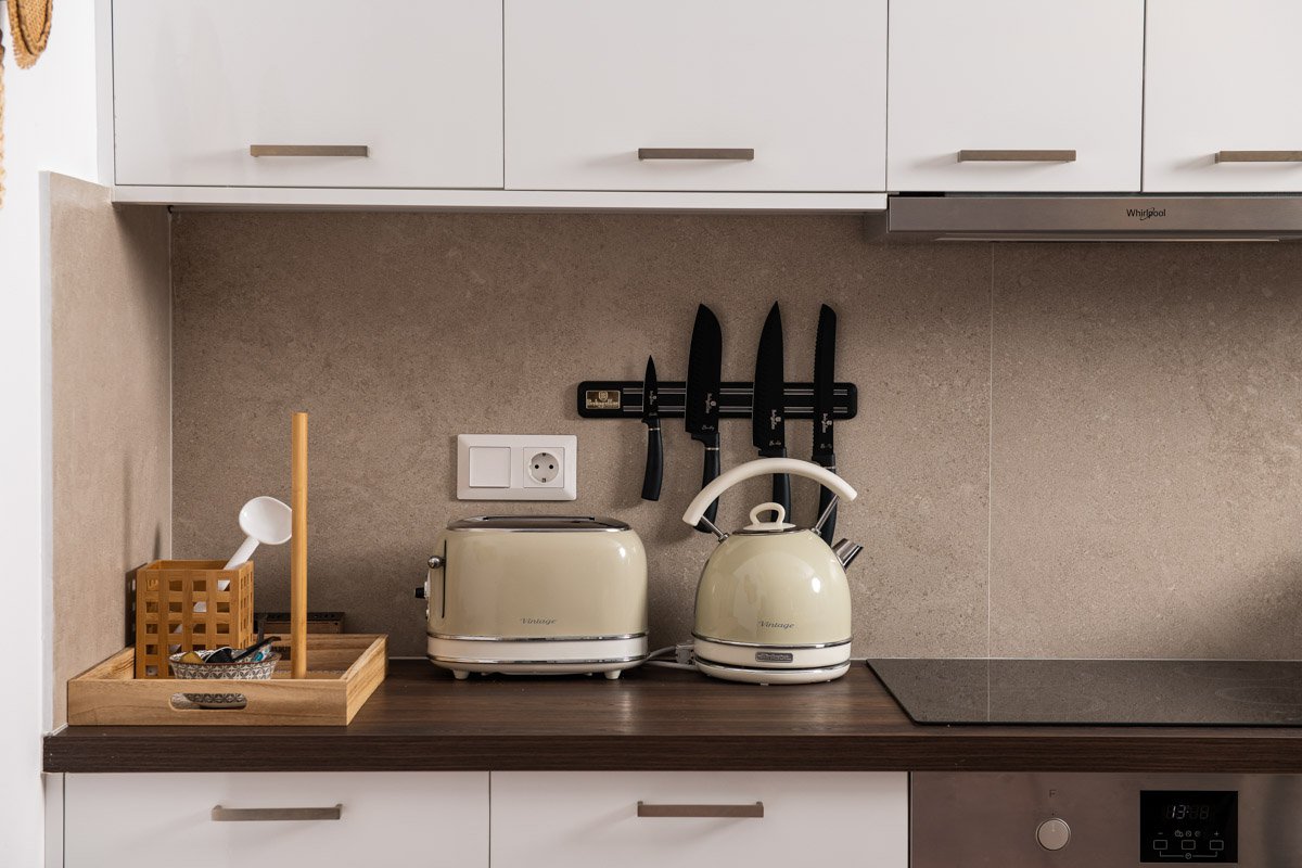 Kitchen details of One-Bedroom Flat