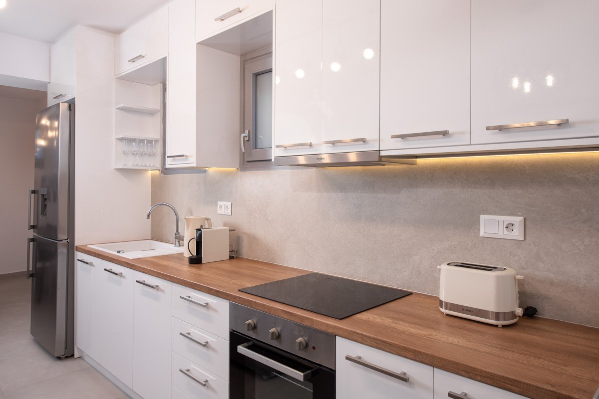 Kitchen in Three Bedroom Semi Basement Apartment